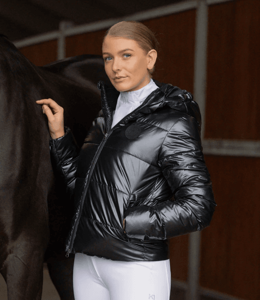 KLMadison Ladies Metallic Sort RideJakke